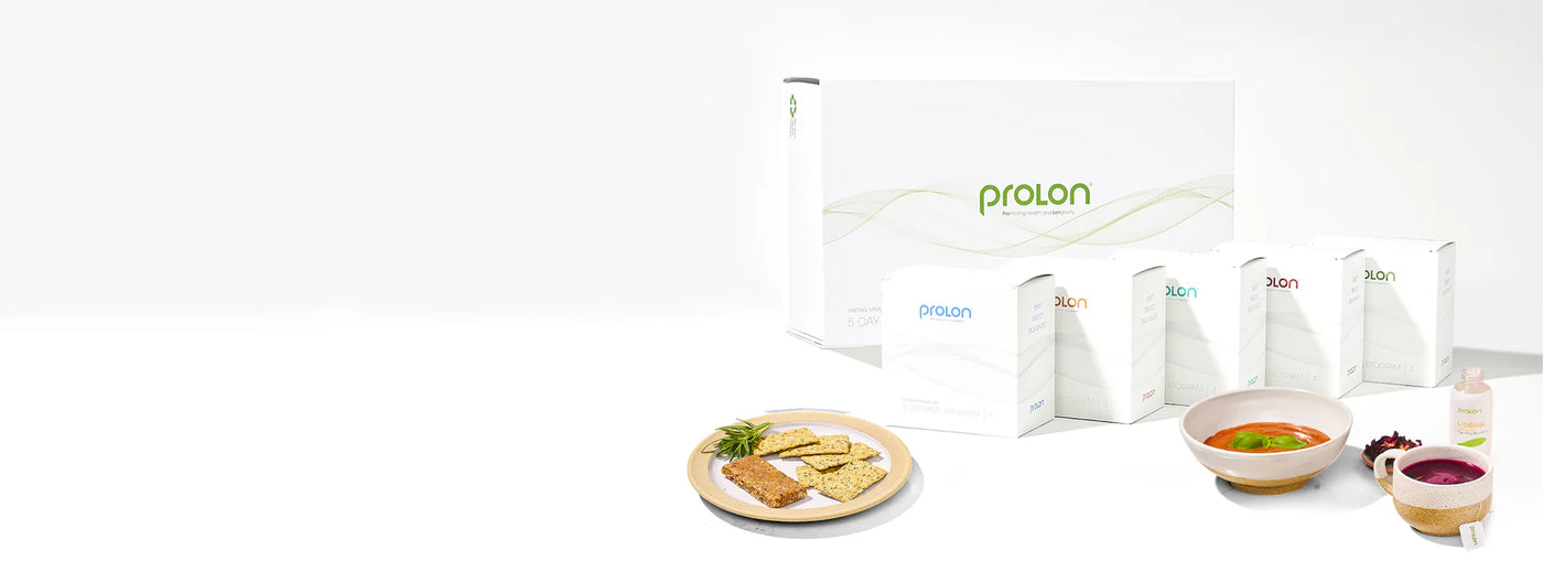 Prolon 5day box with all day boxes in front  on a white background